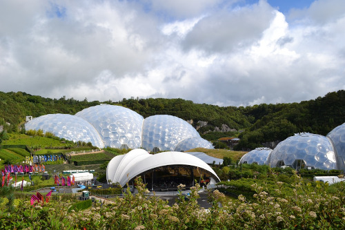Biodome des Eden Projekts in Cornwall, UK